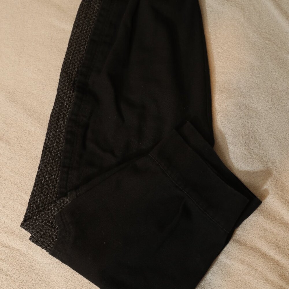 Black Side Pattern Sweatpants (L) - image 3